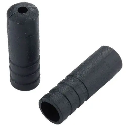 Značkový JAGWIRE koncovka přeh. bowdenu open 4mm alloy černá 100ks