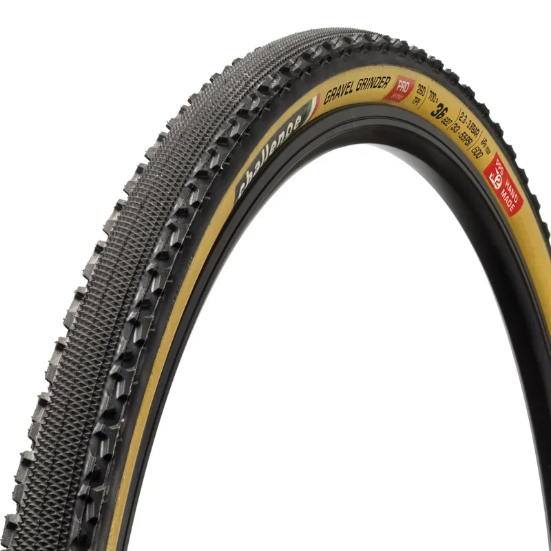 Finální Výprodej CHALLENGE plášť GRAVEL GRINDER Pro 700x36 černá/tan