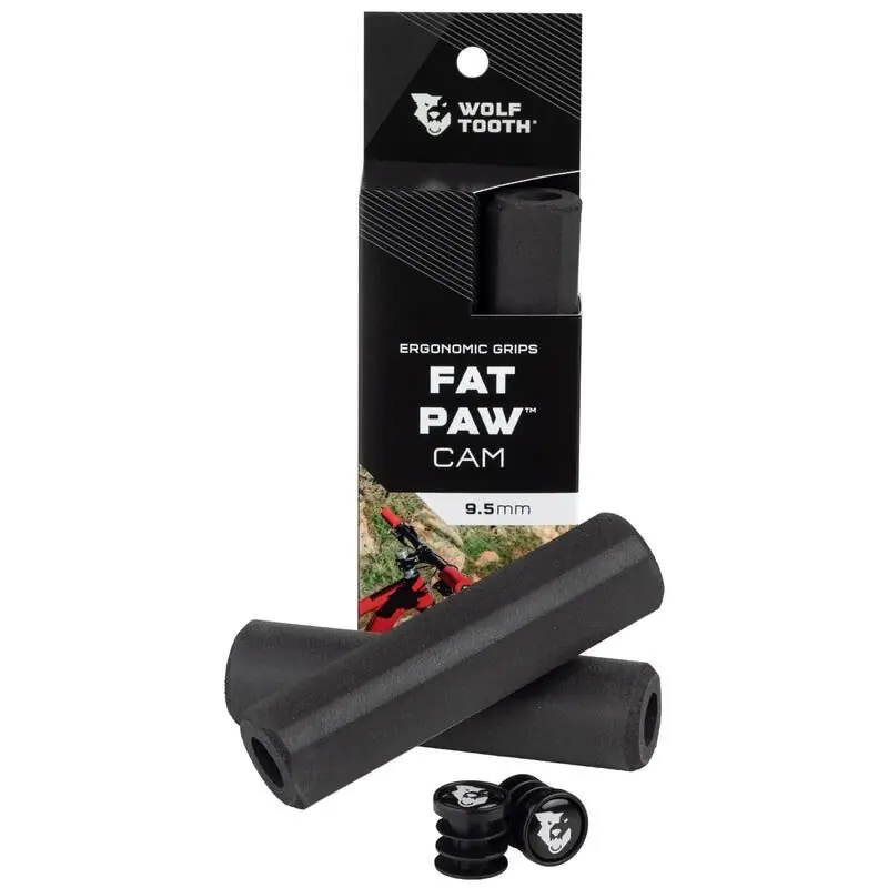 Akce WOLF TOOTH gripy FAT PAW Cam 9.5mm černá