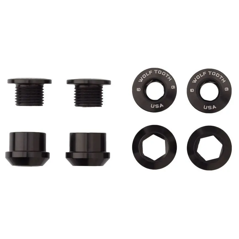 WOLF TOOTH set Chainring Nuts and Bolts černá 4ks Novinka