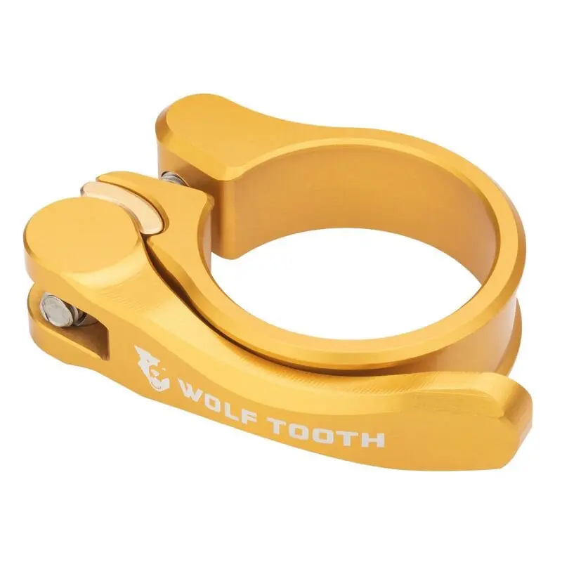 WOLF TOOTH sedlová objímka 34.9mm zlatá Quick Release Nakupujte Hned