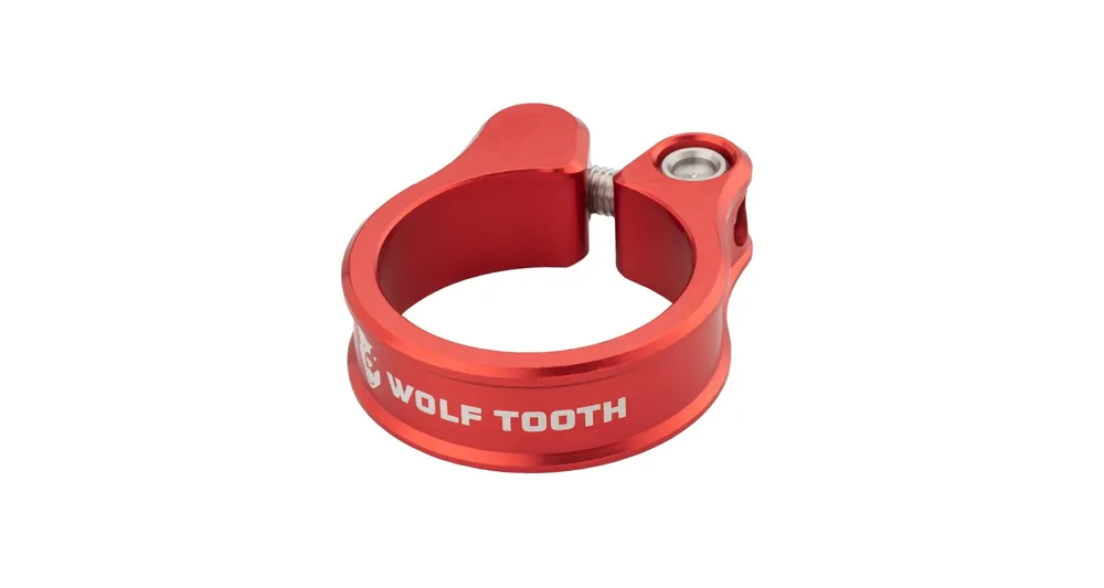 WOLF TOOTH sedlová objímka 31.8mm červená Nová Kolekce