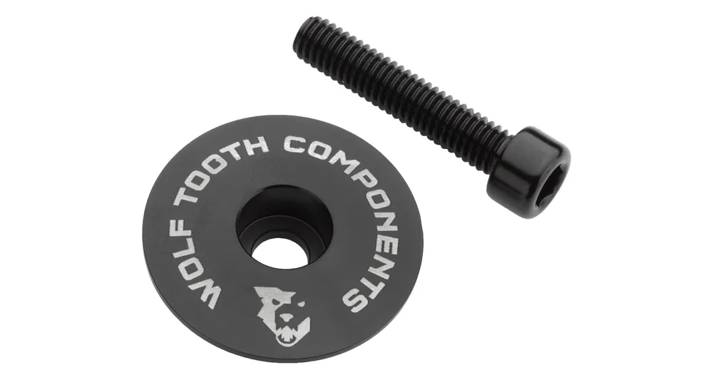WOLF TOOTH krytka ULTRALIGHT STEM CAP Flat černá Super Cena