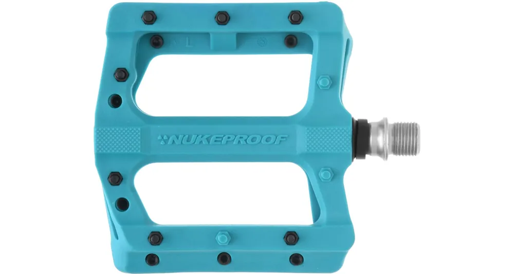 NUKEPROOF pedály NEUTRON EVO Flat tyrkys Ověřený