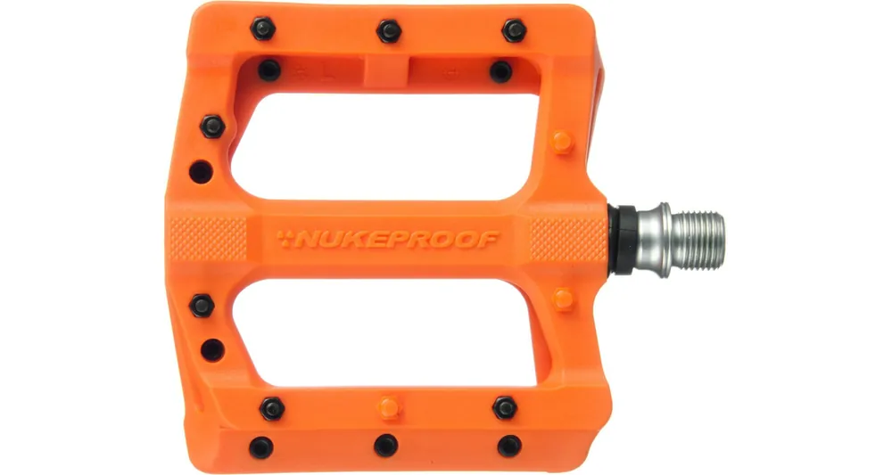 Rychlé Dodání NUKEPROOF pedály NEUTRON EVO Flat oranžová