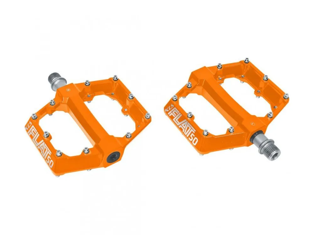 Speciální Cena Pedály MTB platforma KLS FLAT 50 orange