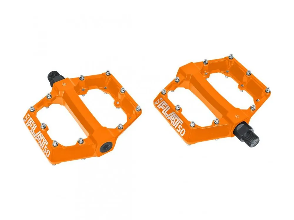 Dokud Zásoby Vydrží Pedály MTB platforma KLS FLAT 50 BB orange