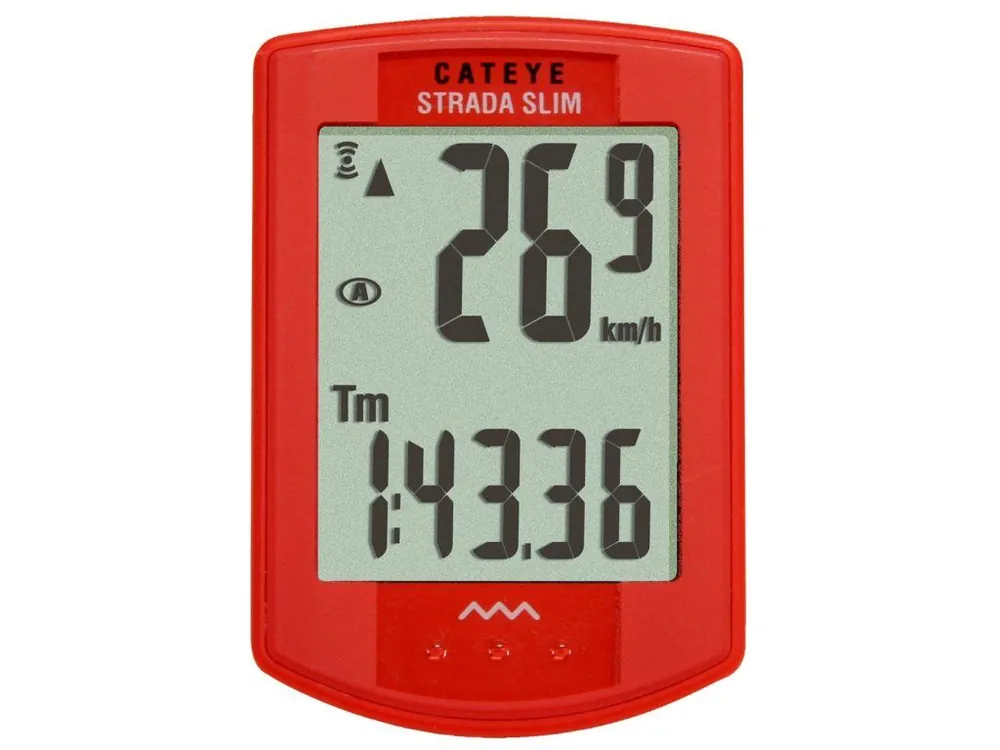 CATEYE CAT Strada Wireless - MTB červená Novinka