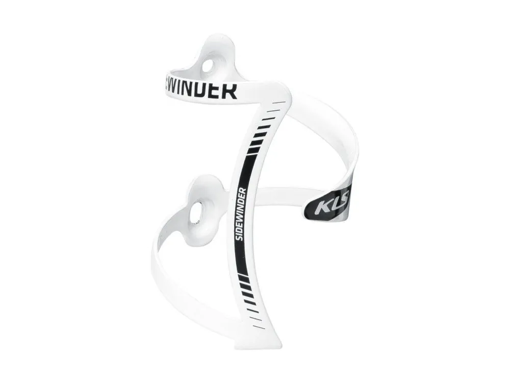 Novinka Košík na láhev KLS SIDEWINDER white