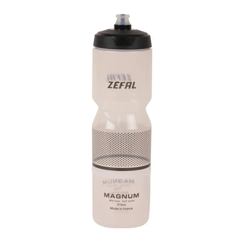 ZÉFAL Láhev MAGNUM SOFT 975 ml transparentní/černá Cenově Výhodný