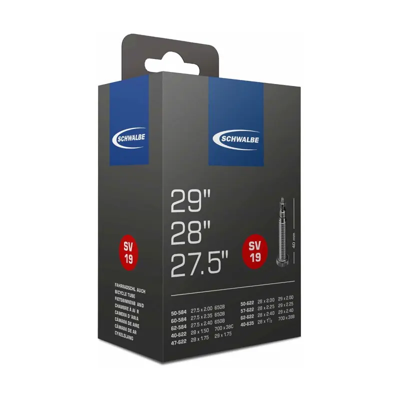 Koupit Online SCHWALBE Duše SV19 27.5x2.00/2.35 29x1.75/2.40 FV 40mm (40/62-584/635) 220g
