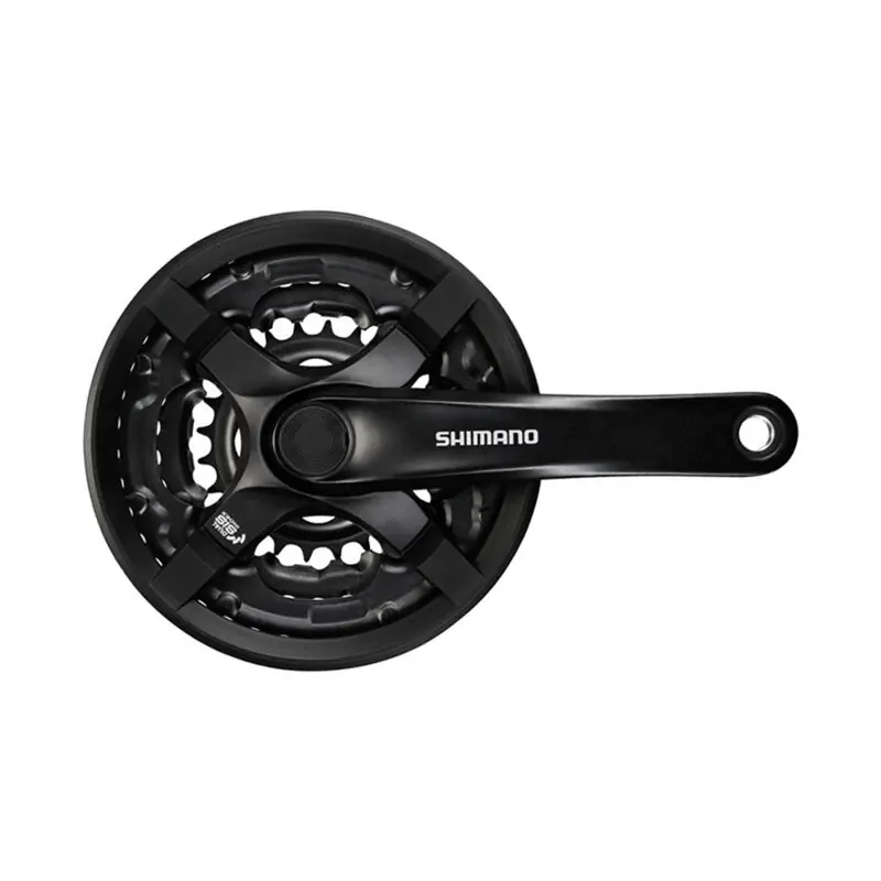 Novinka SHIMANO FC-TY501 6/7/8-k. Kliky 170mm 48/38/28z. černý s krytem na čtyřhran