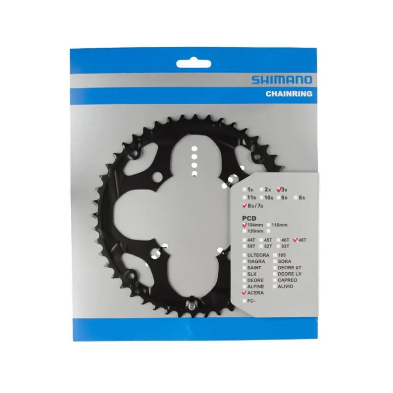 SHIMANO 48z.FC-M361 Kliky černý 104mm Výprodej