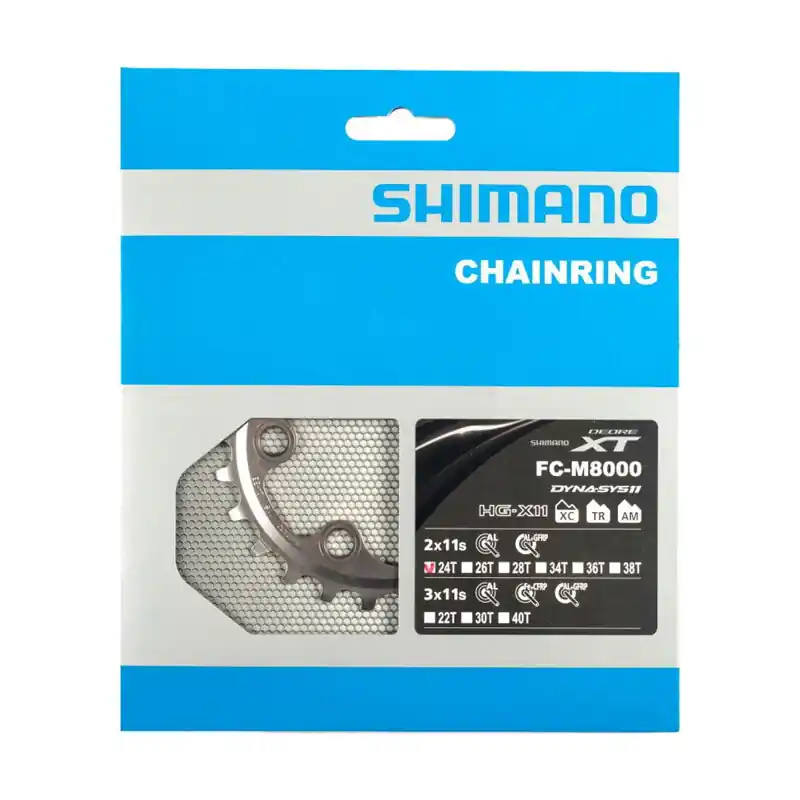 SHIMANO FC-M8000 Převodník 24z. XT 34/24z. černý 64mm Aktuální