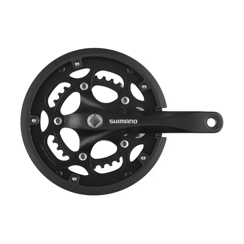 SHIMANO FC-RS200 Kliky CLARIS 175mm 50/34z. s krytem 8k. na čtyřhran černý Poslední Šance