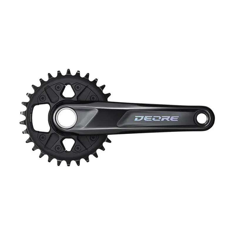 Novinka SHIMANO FC-M6100 12-k. Kliky Deore 175mm 30z. BOOST černý dvojdílný bez ložisek