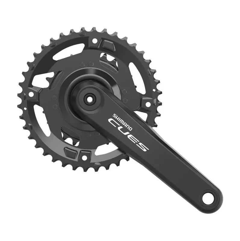 SHIMANO FC-U4010 9/10/11-k. Kliky Cues 175mm 40/26z. černý dvojdílný bez ložisek Levný
