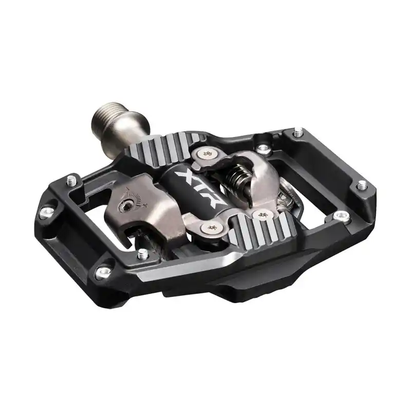 Rychlé Dodání SHIMANO Pedály MTB PD-M9220 SPD černé s klecí + zarážky CL-MT001