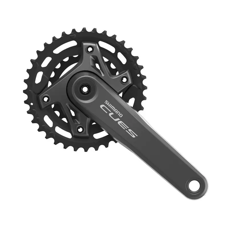 Sleva SHIMANO FC-U6000 9/10/11-k. Kliky Cues 175mm 36/22z. BOOST černý dvojdílný bez ložisek