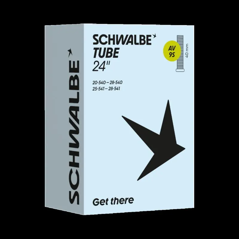 Must-Have SCHWALBE Duša AV9S (20/28-540/541) 24x0.80–1.10 AV 40mm 95g