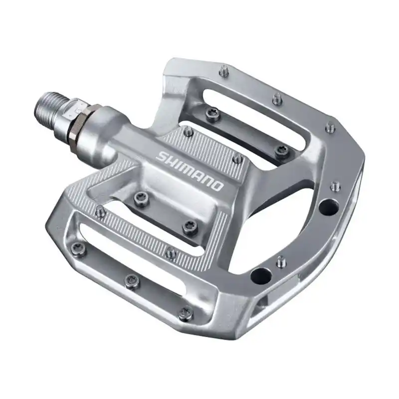 Značkový SHIMANO PD-GR500 Pedály MTB Flat stříbrné BMX, DH, slalom
