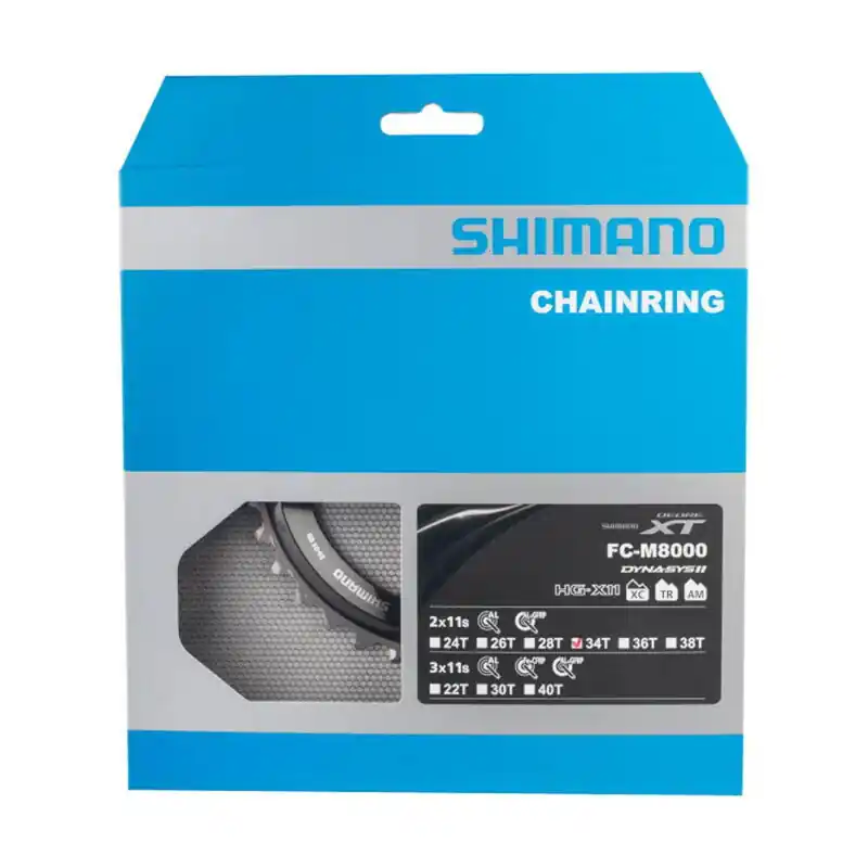 Značkový SHIMANO FC-M8000 Převodník 34z. XT 34/24z. černý 96mm