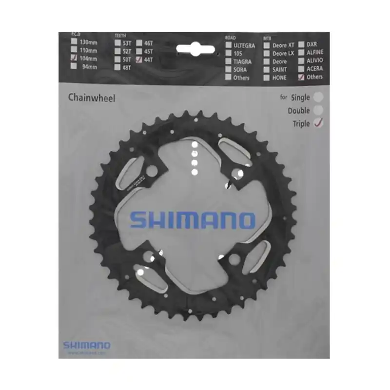 SHIMANO Převodník 44 z. FC-T551-Deore černý 104 mm Cenový Hit