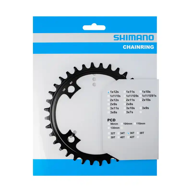 SHIMANO 12-kolo 4-ramen. Převodník 38z. bez adaptéra pro STEPS E8000 Vysoce Kvalitní