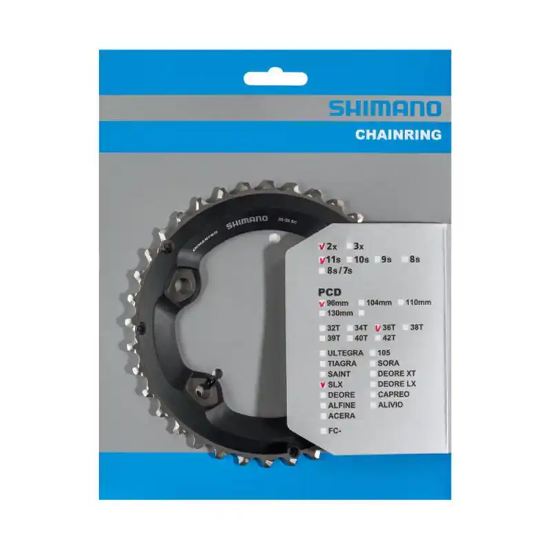 Autentický SHIMANO FC-M7000 Převodník 36z. SLX 36/26z. černý 96mm