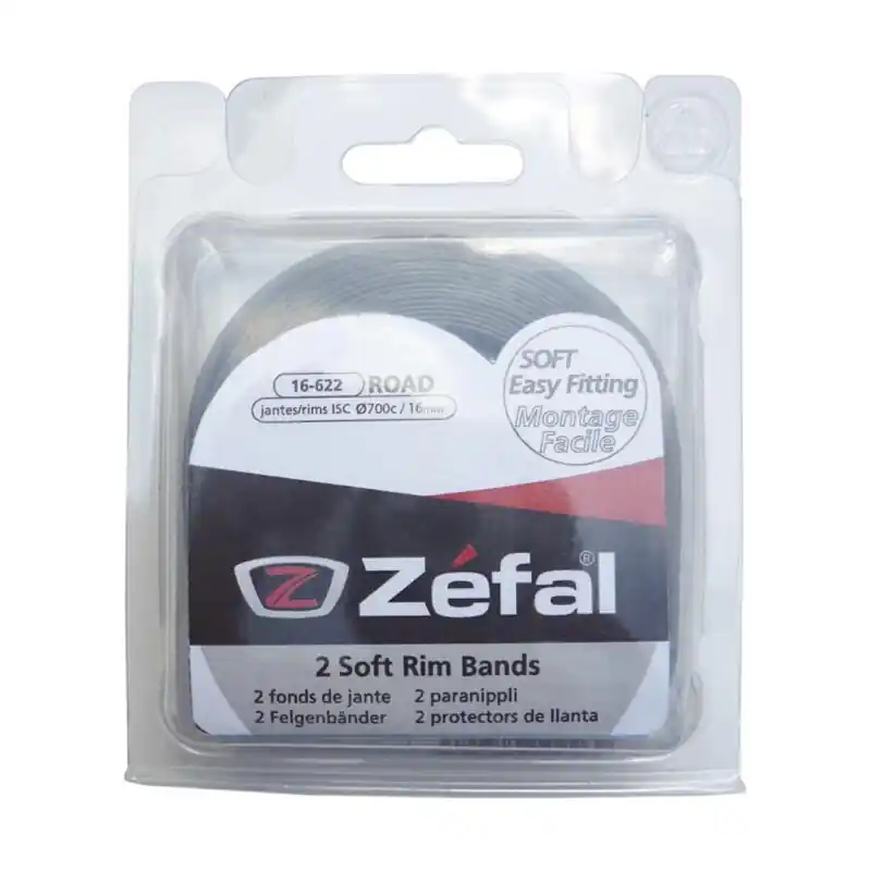 Super Cena ZÉFAL Páska do ráfku silniční 700C/16mm šedá pár 116PSI