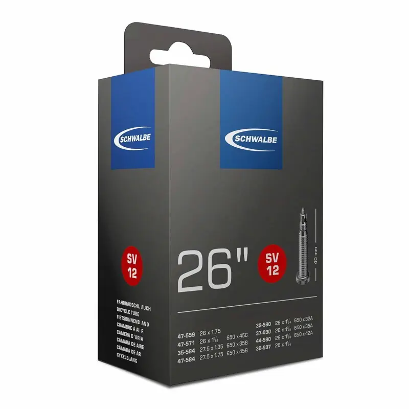 SCHWALBE Duše SV12 26x1 1/8-1.75 40mm (32/47-559/597) 140g Poslední Šance