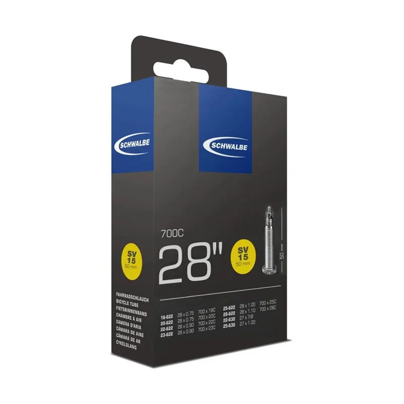 SCHWALBE Duše SV15 700x18/28C FV 50mm (18/28-622) 105g Autentický