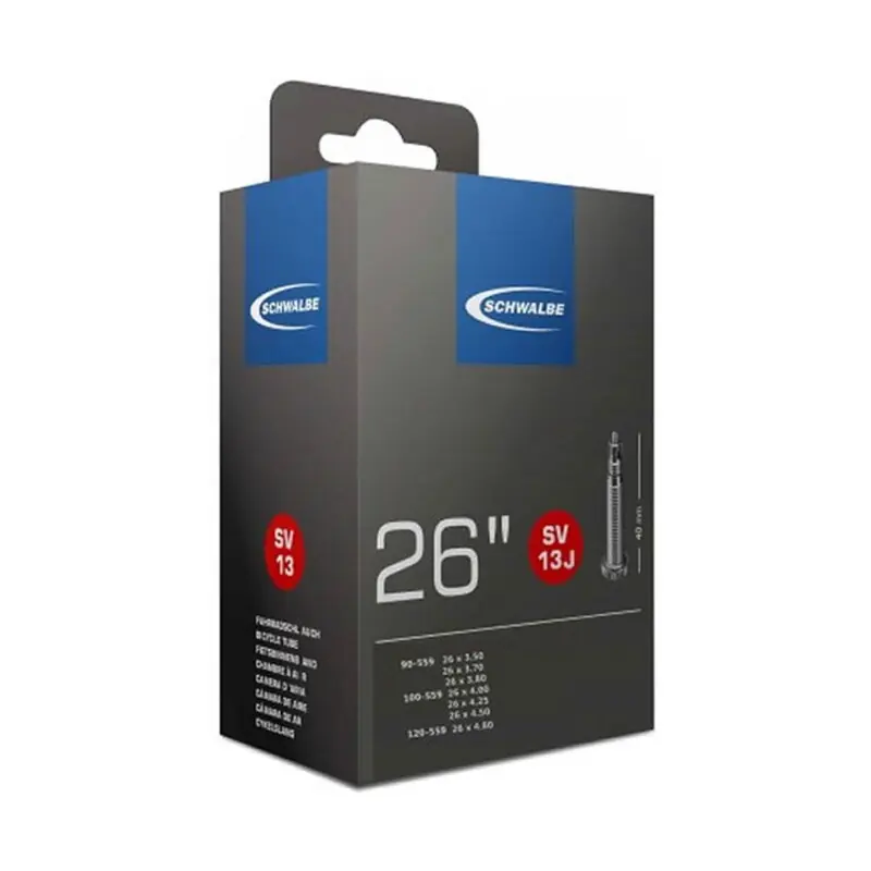 Rychlé Dodání SCHWALBE Duše SV13J 26x3.50/4.80 40mm (90/120-559) 390g Fatbike