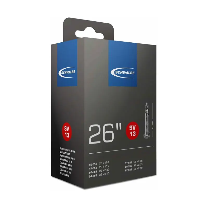 SCHWALBE Duše SV13 26x1.50/2.50 FV 40mm (40/62 559) 190g Nová Kolekce