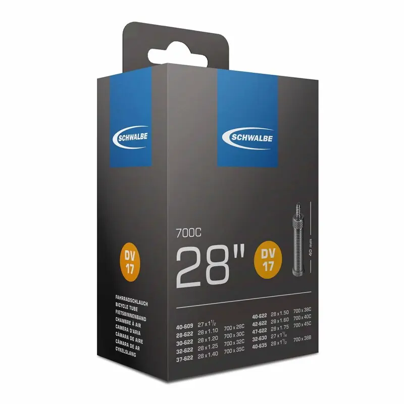 SCHWALBE Duše DV17 700x28/45C DV 40mm (40/47-622) 150g Speciální Cena
