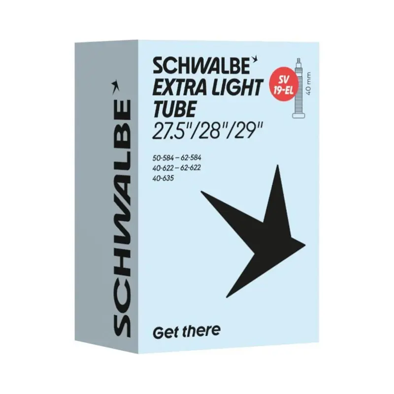 SCHWALBE Duše EXTRA LIGHT SV19-EL 27.5x2.00/2.35 29x1.75/2.40 (40/62-584/635) FV 40 mm 140 g Levný