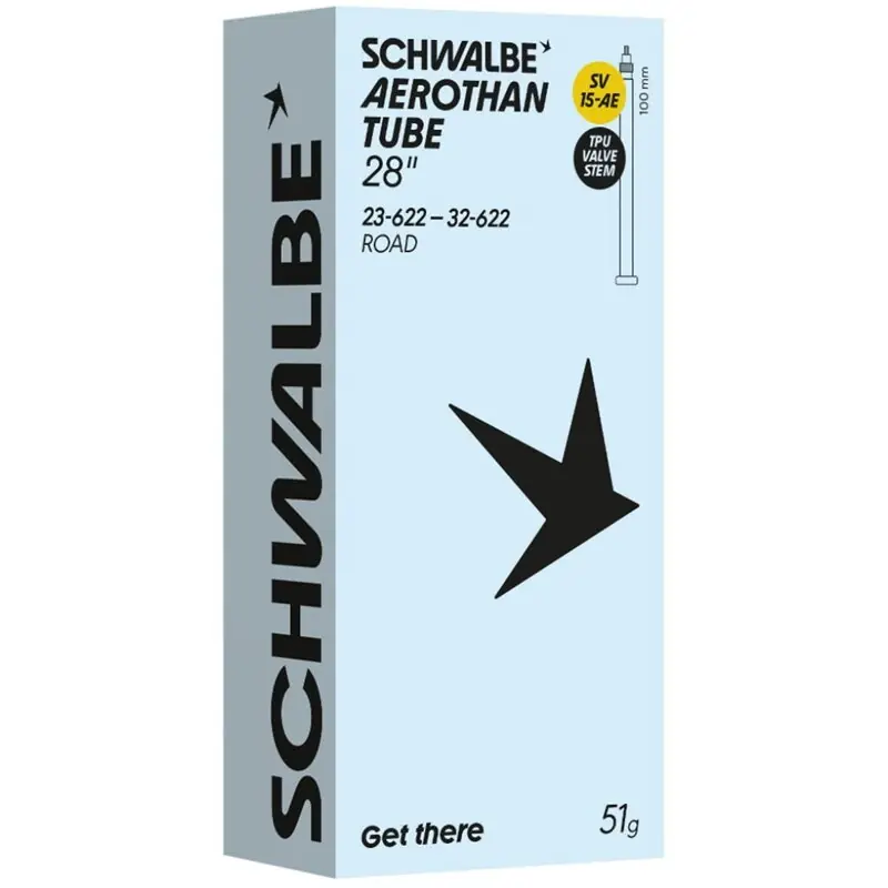 SCHWALBE Duše AEROTHAN TUBE SV15-AE (23/32-622) FV 100 mm 51 g TPU Super Cena