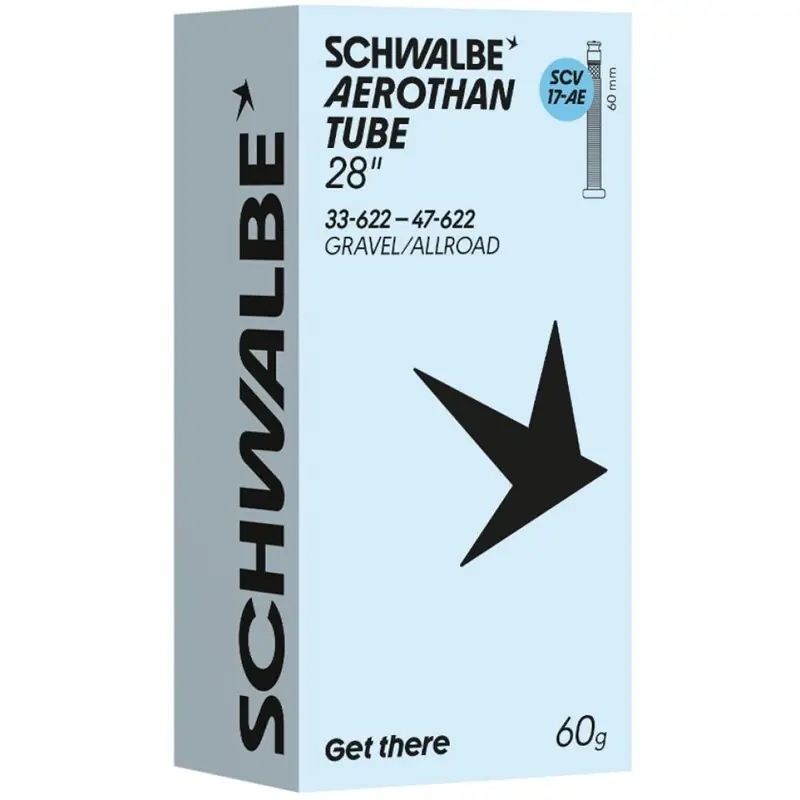 SCHWALBE Duše AEROTHAN TUBE SCV17-AE (33/47-622) SCV 60 mm 60 g TPU Horká Nabídka