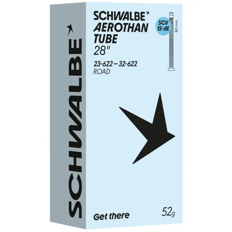 SCHWALBE Duše AEROTHAN TUBE SCV15-AE (23/32-622) SCV 80 mm 52 g TPU Super Cena
