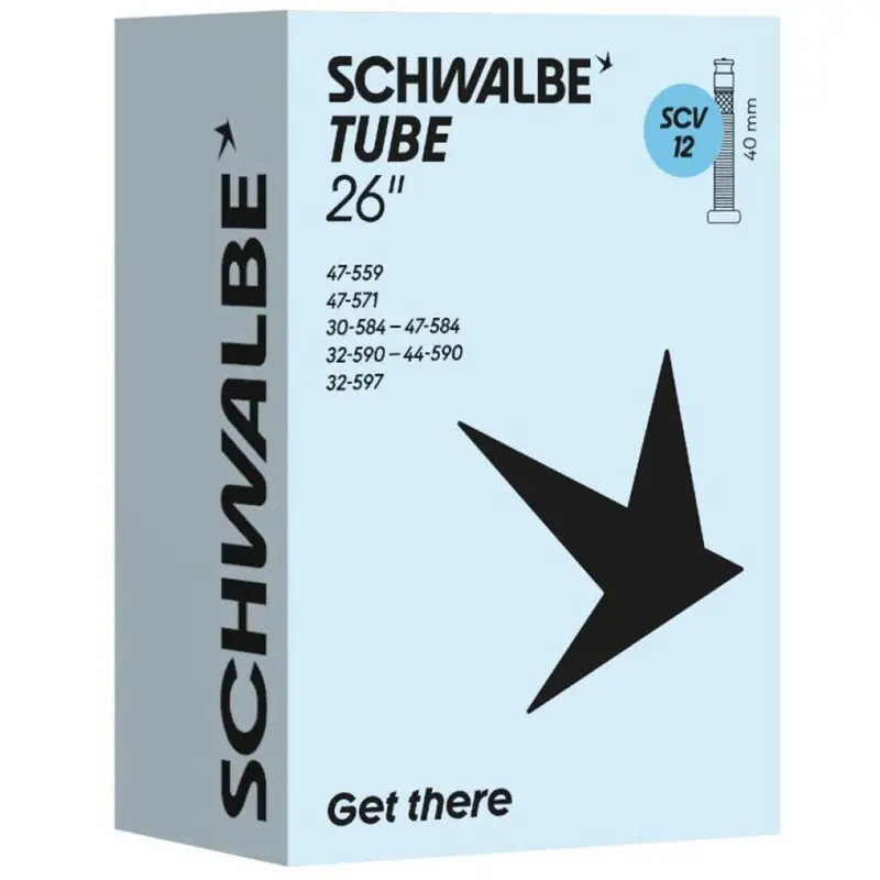 Ověřený SCHWALBE Duše SCV12 (30/47-559/597) SCV 40 mm 140 g