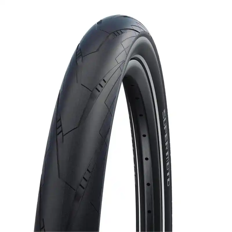 Speciální Cena SCHWALBE Plášť SUPER MOTO 28x1.50 (40-622) 67EPI 560 g Perf RaceGuard Addix reflexní