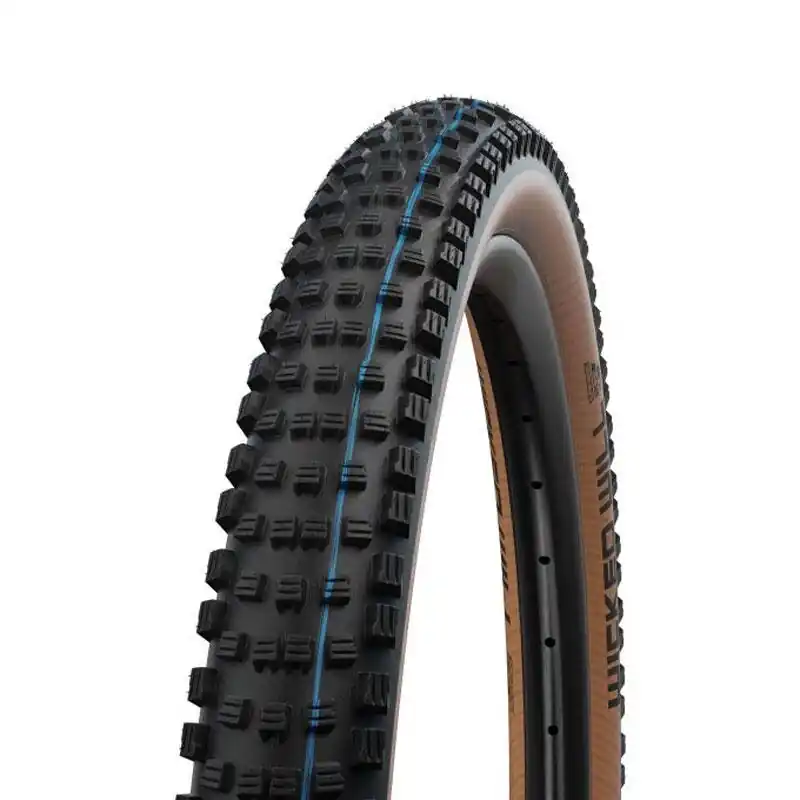 Originální SCHWALBE Plášť WICKED WILL 29x2.40 (62-622) 67EPI 830 g TLE Evo Super Race Addix Soft, hnědý bok, skládací