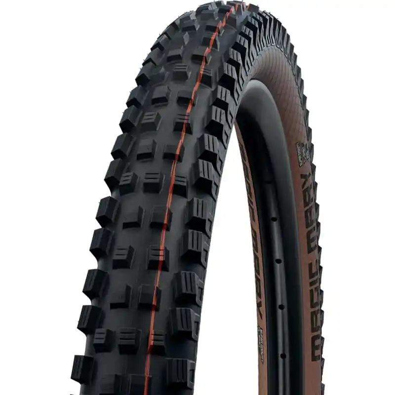 Akční Nabídka SCHWALBE Plášť MAGIC MARY 27.5x2.40 (62-584) 67EPI 1220 g TLE Super Gravity Soft, hnědý bok