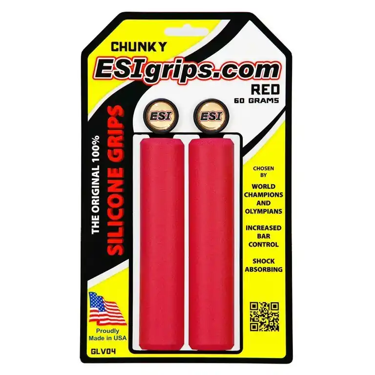 ESI grips Chunky - červená Originální