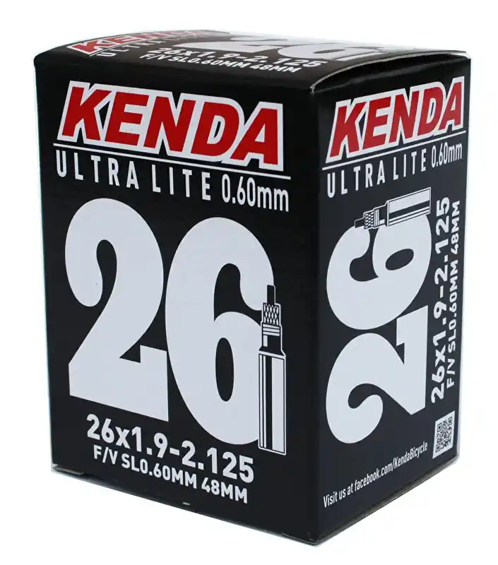 KENDA - Duše 26 - 515217 26x1.9-2.125 FV 48mm 120g UltraLite 0.6mm Vysoce Kvalitní