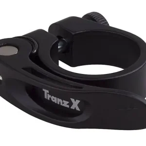 Cenový Hit TRANZ-X - 21515 - Objímka podsedlová s rychloupínákem černá 34,9