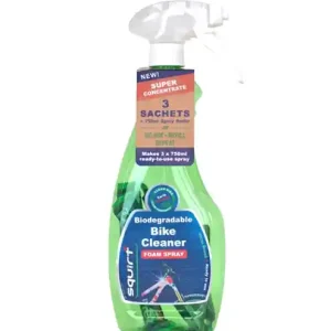 SQUIRT - Čistič 750ml rozprašovač + 3x BIKE CLEANER superkoncentrát 30ml Pouze Dnes