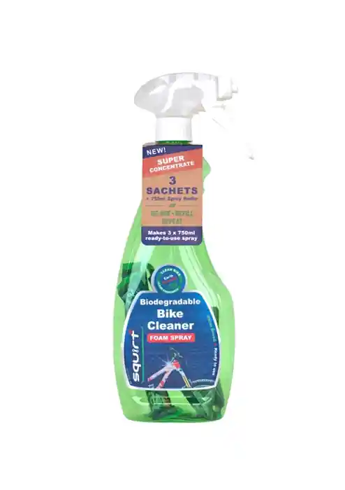 SQUIRT - Čistič 750ml rozprašovač + 3x BIKE CLEANER superkoncentrát 30ml Pouze Dnes