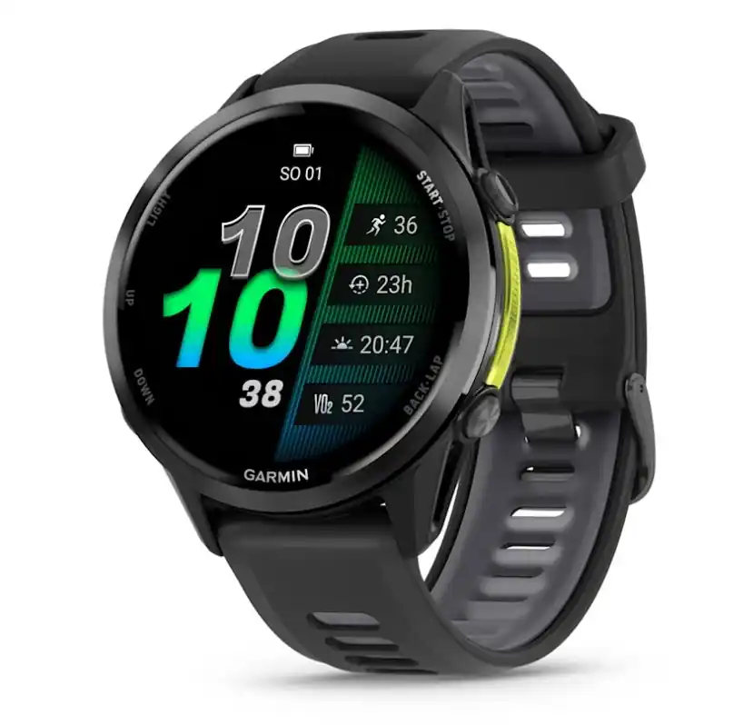Zlevněný GARMIN - FORERUNNER 970 Carbon Grey DLC titan, Black