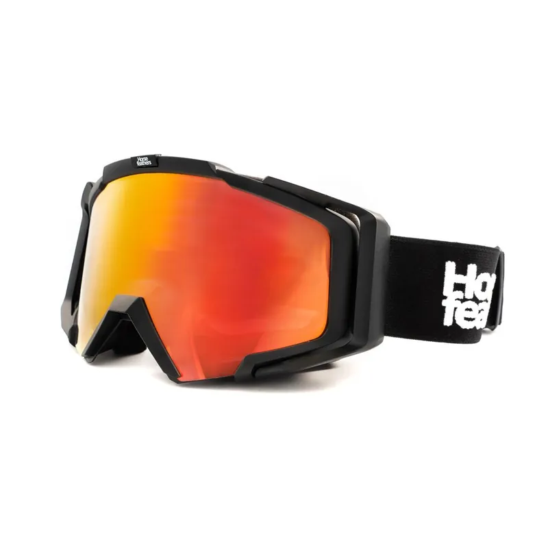 HORSEFEATHERS - AM291B brýle Patriot Bike Goggles black/mirror red Omezená Nabídka